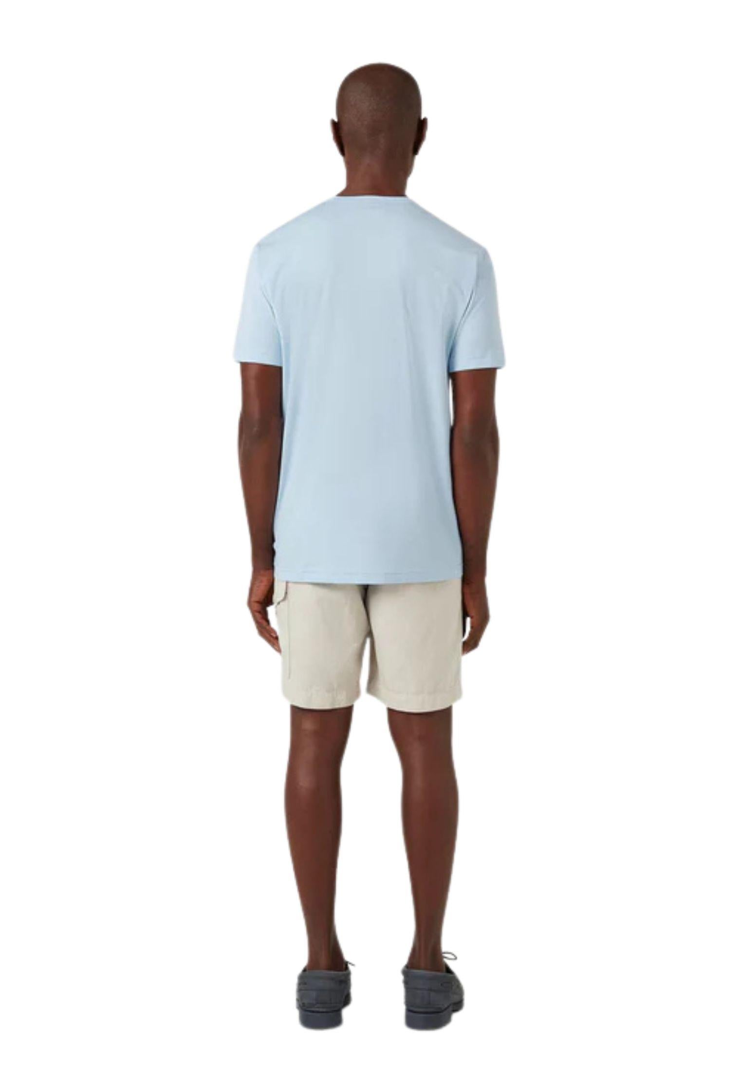 T-shirt girocollo azzurra cotone Belstaff P26 100055 Sky BlueSky Blue BELSTAFF 