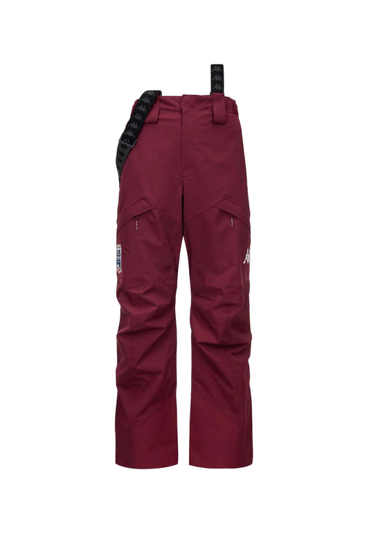 Pantaloni da sci snowboard rossi 622C US Kappa A25 321T6EW WP2WP2 KAPPA SKI 