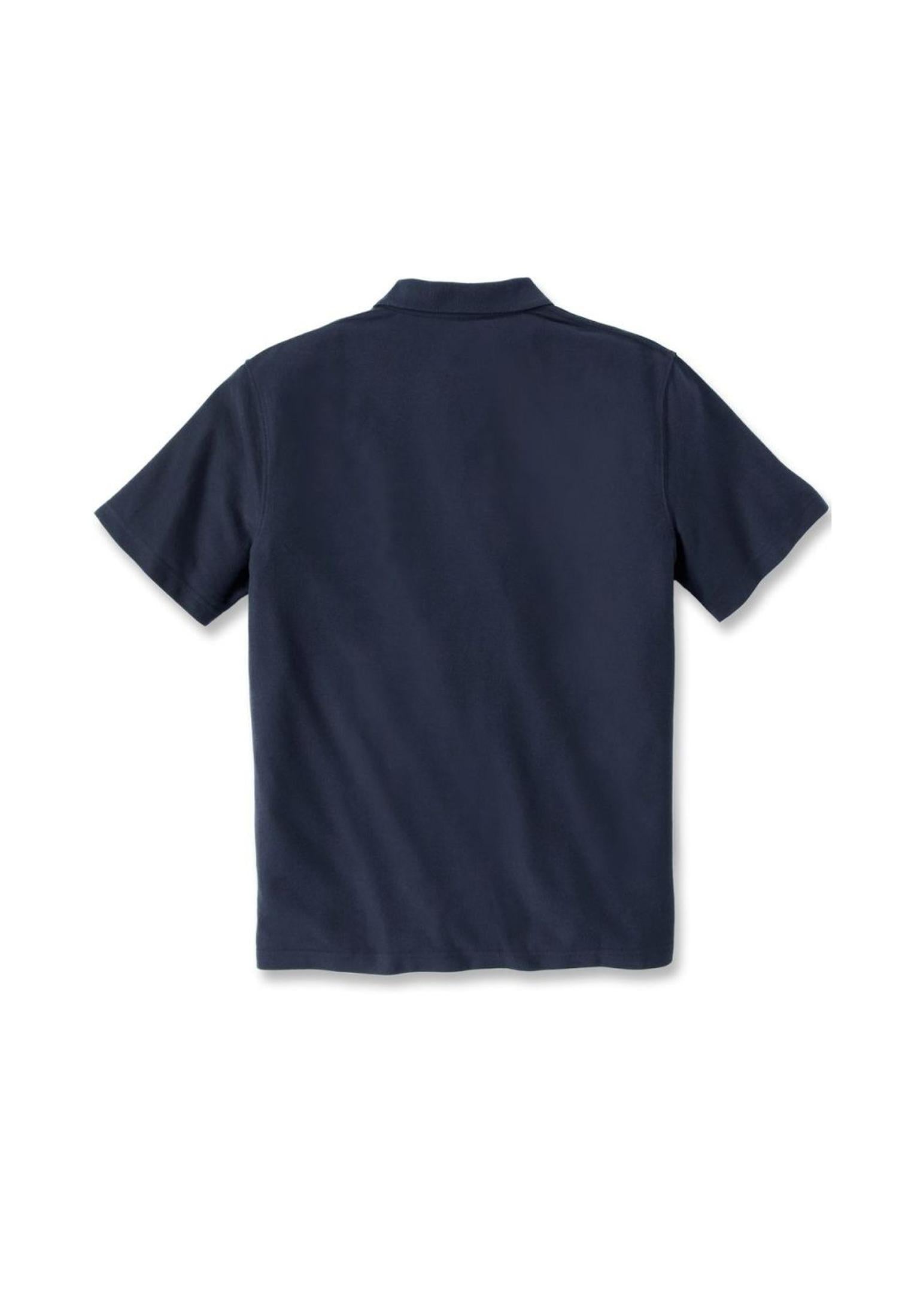 Polo cotone blu manica corta Carhartt Workwear P26 106685 NAVY CARHARTT 