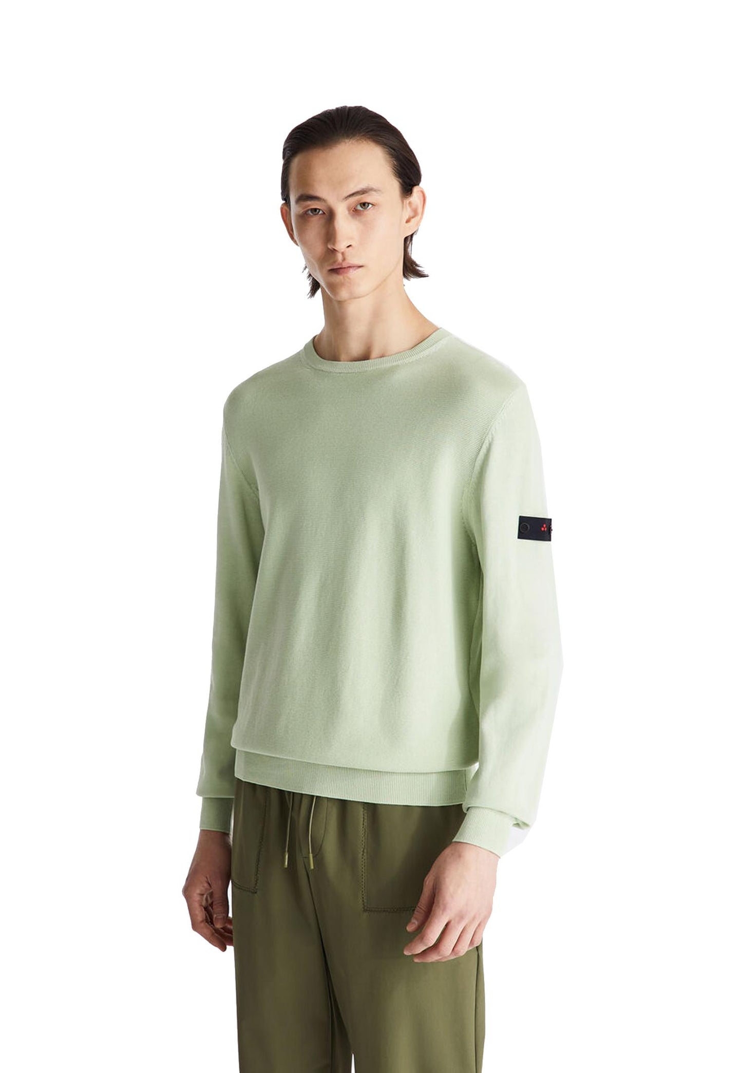 Maglia girocollo cotone verde Ganna Peuterey P26 PEU5837 99012010 651651 PEUTEREY 