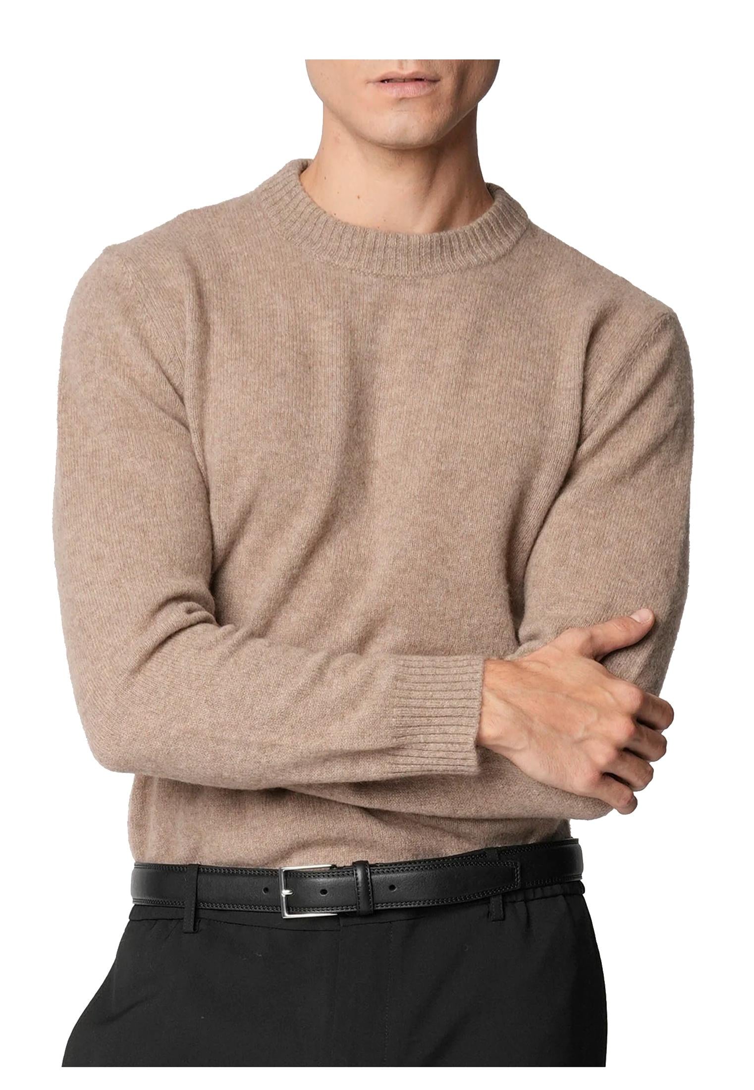 Maglione girocollo marrone cashmere Teddy 7 Bellwood A25 0325K7401 000068000068 BELLWOOD 