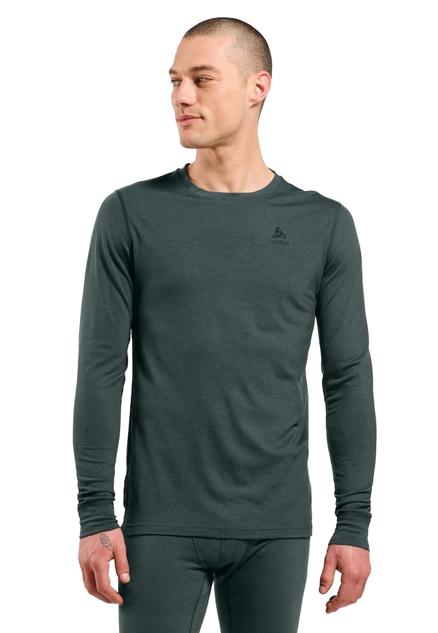 T-shirt manica lunga grigia lana merino sci termica Odlo A25 111602 1087710877 ODLO 