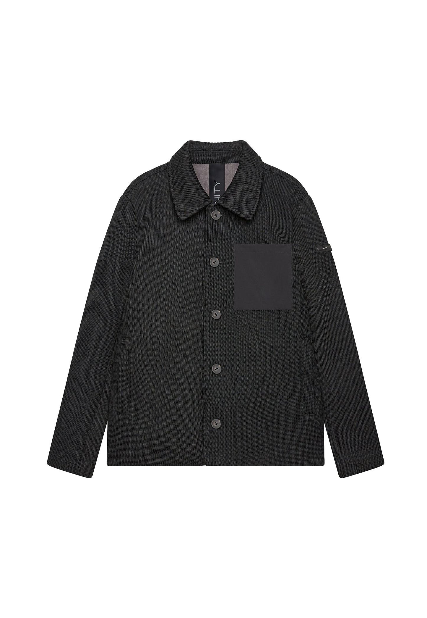 Giubbotto tessuto nero con bottoni Savage Unity A25 JA-SAVAGE-AW25 BKBK UNITY 