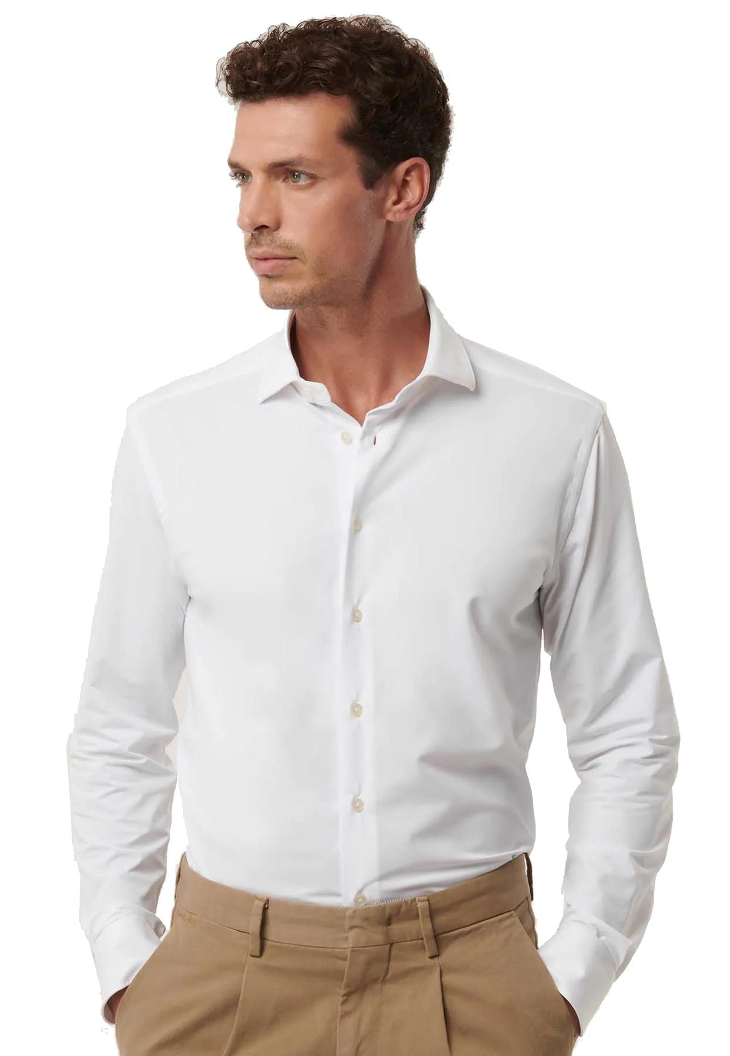 Camicia bianca cotone Active Xacus P24 ACT558ML 11460001 XACUS 