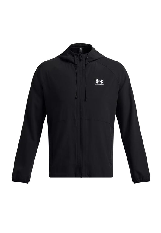 Giacca nera antivento antipioggia impermeabile leggera Vibe Woven Under Armour A25 77-6003001 00010001 UNDER ARMOUR 
