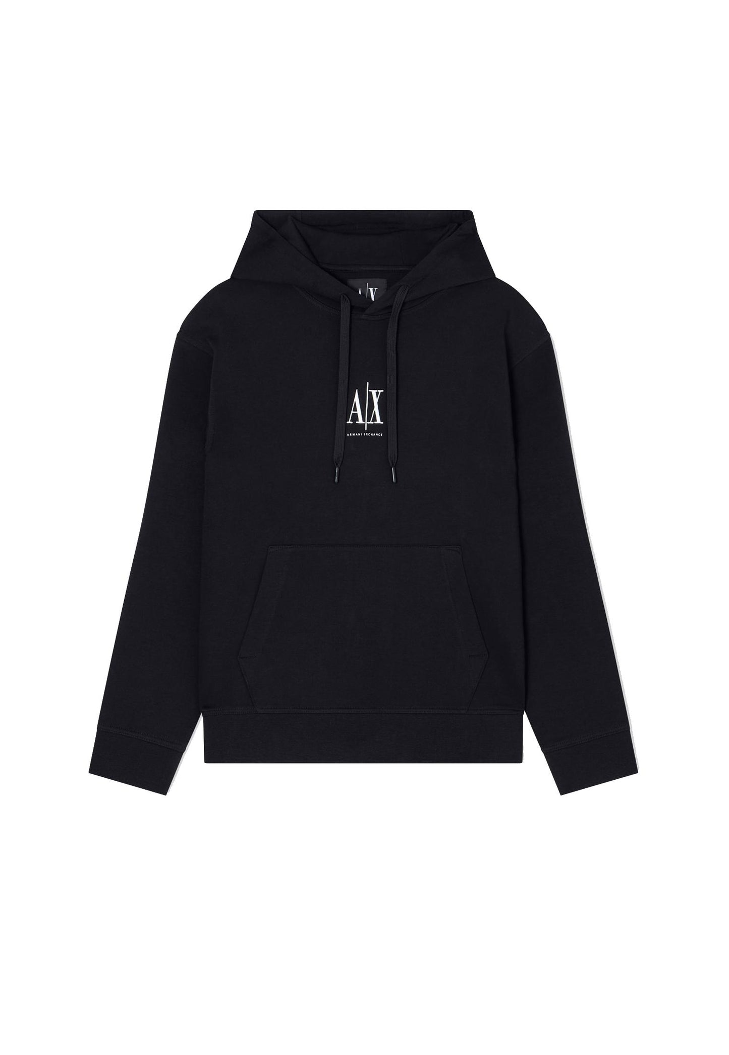 Felpa con cappuccio nera misto cotone Armani Exchange A25 XM000369 AF10818 UC001UC001 ARMANI EXCHANGE 