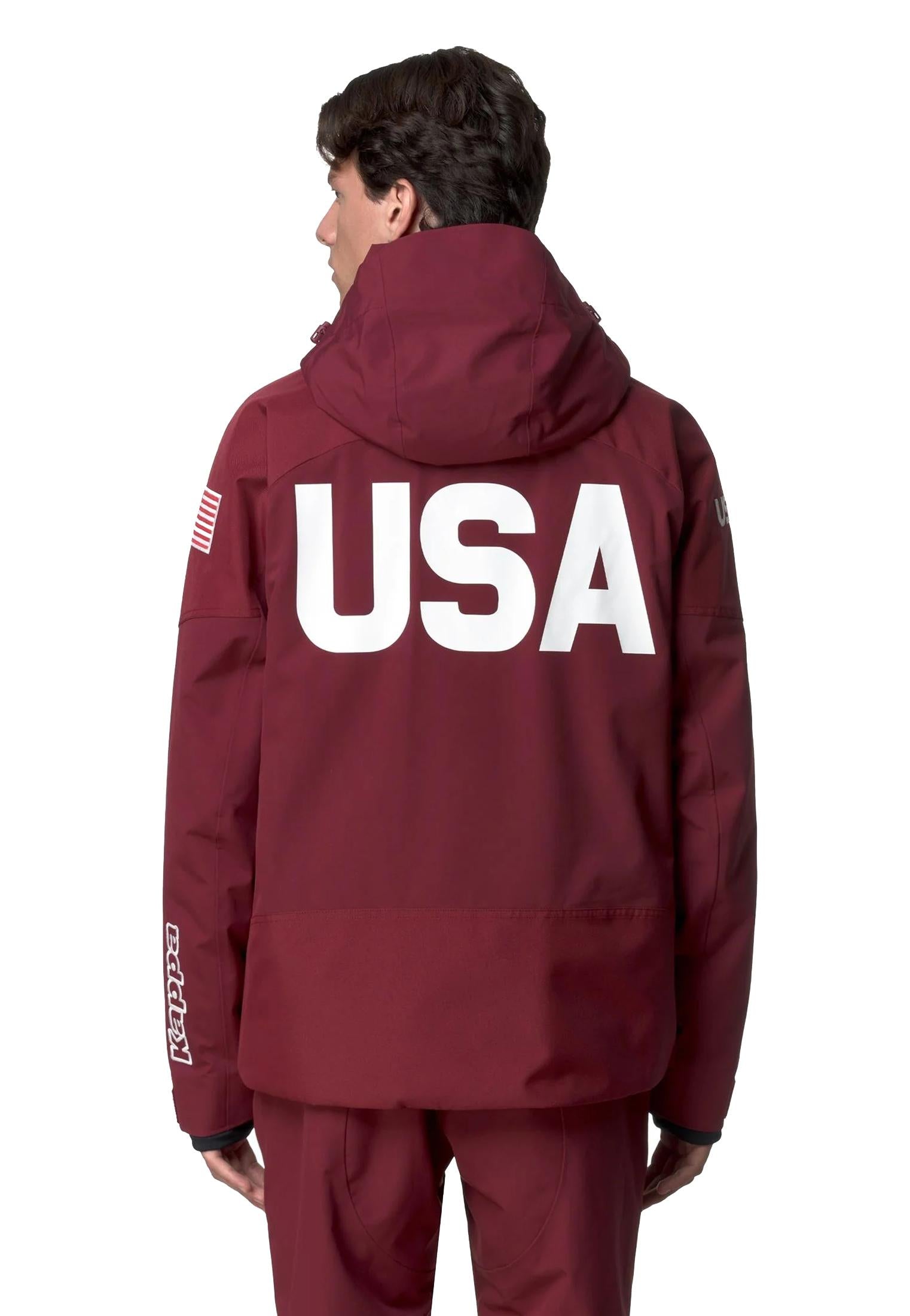 Giacca da sci snowboard rossa 602C US Kappa A25 331Q3RW WP2WP2 KAPPA SKI 