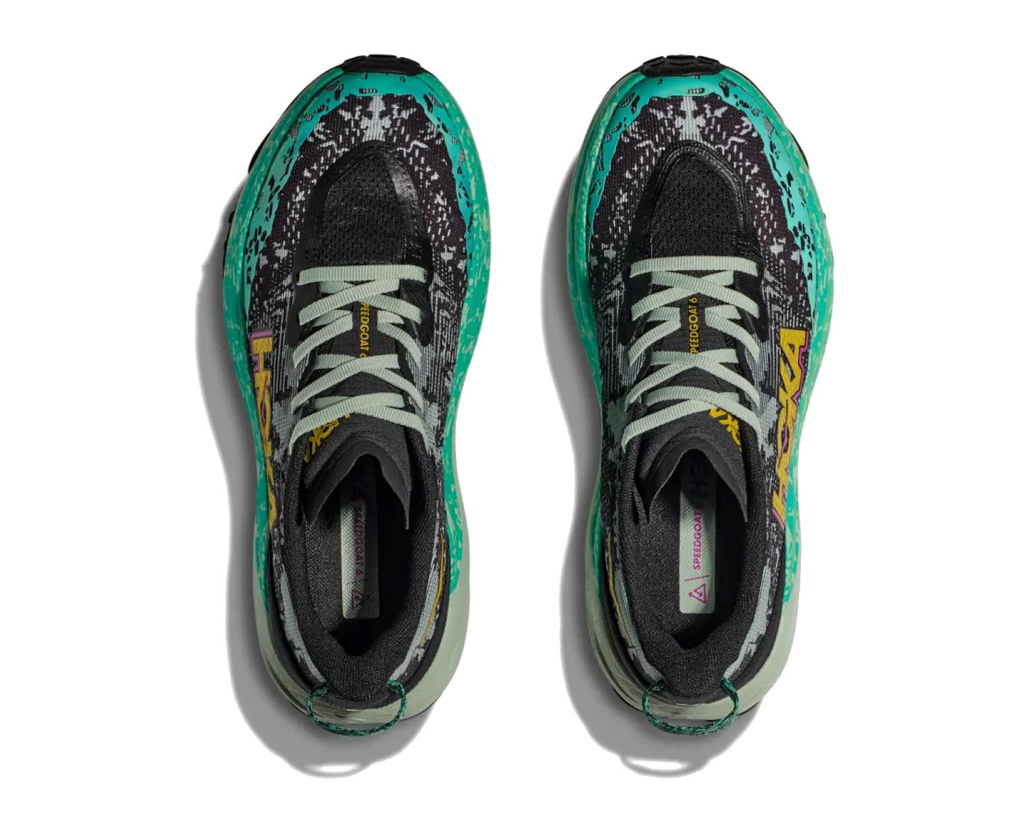 Scarpe sneakers da corsa donna nere azzurre Speedgoat 6 Hoka A24 1147811 SPEEDGOAT BLVRBLVR HOKA 