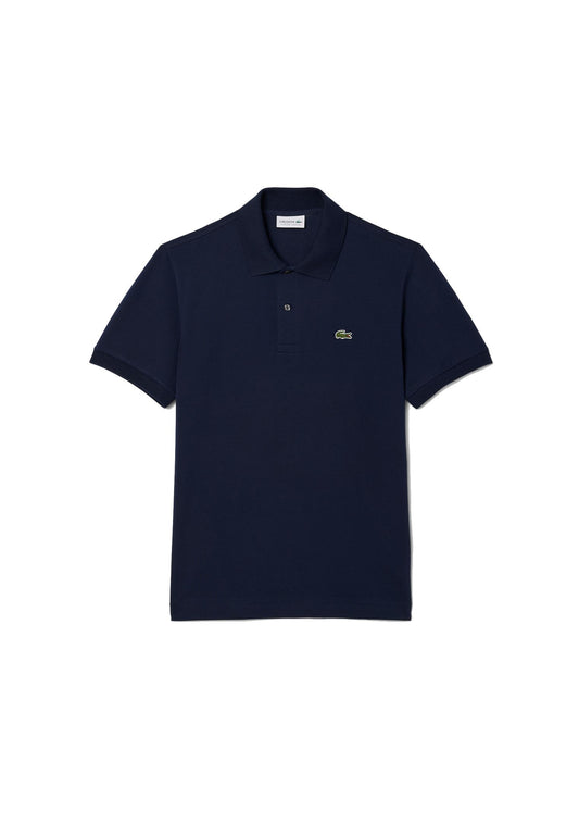 Polo classica maniche corte blu regular fit cotone Lacoste P26 PH9851 166166 LACOSTE 