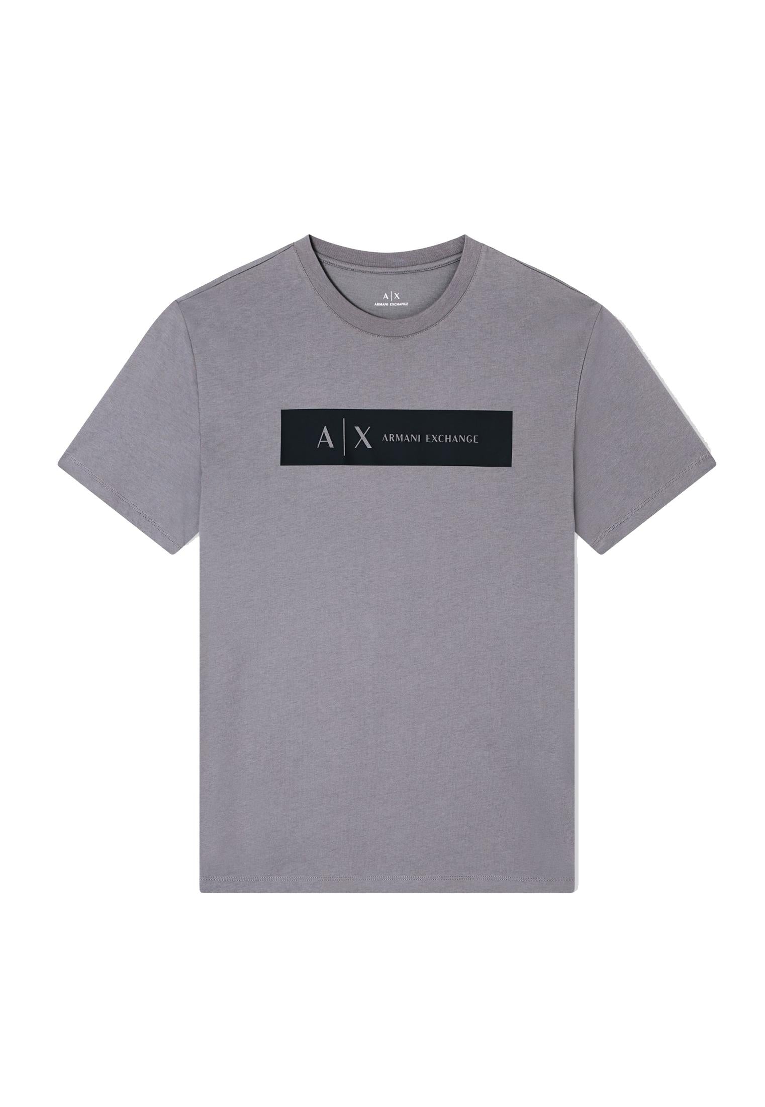 T-shirt girocollo cotone grigia regular fit Armani Exchange A25 XM001425 AF10361 U8092U8092 ARMANI EXCHANGE 