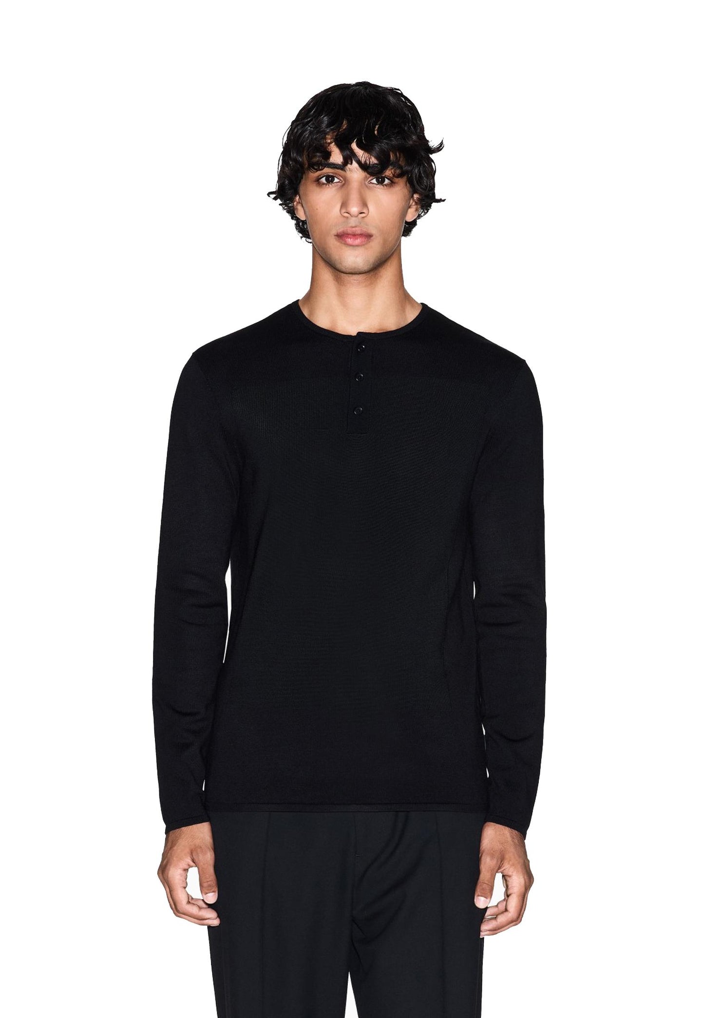 Maglione pullover nero misto viscosa Armani Exchange A25 XM001923 AF18947 UC001UC001 ARMANI EXCHANGE 