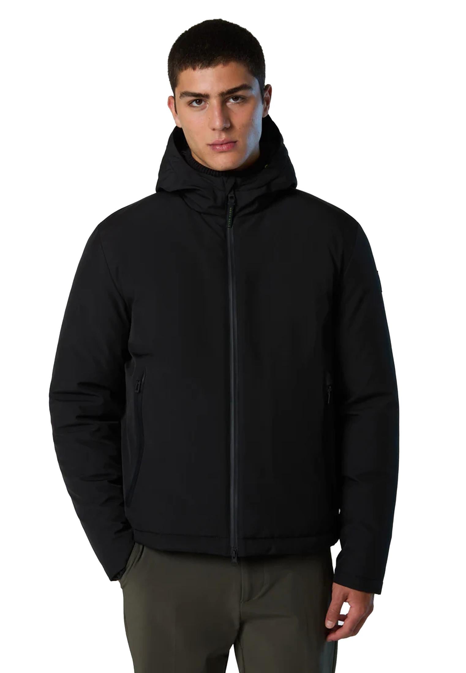 Giacca con cappuccio nera softshell Hobart North Sails A25 603367 09990999 NORTH SAILS 