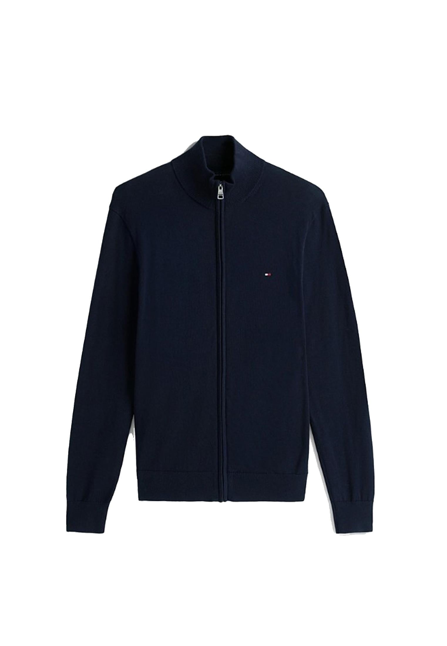 Felpa con full zip blu Tommy Hilfiger P26 MW0MW36517DW5 DW5DW5 TOMMY HILFIGER PRE 