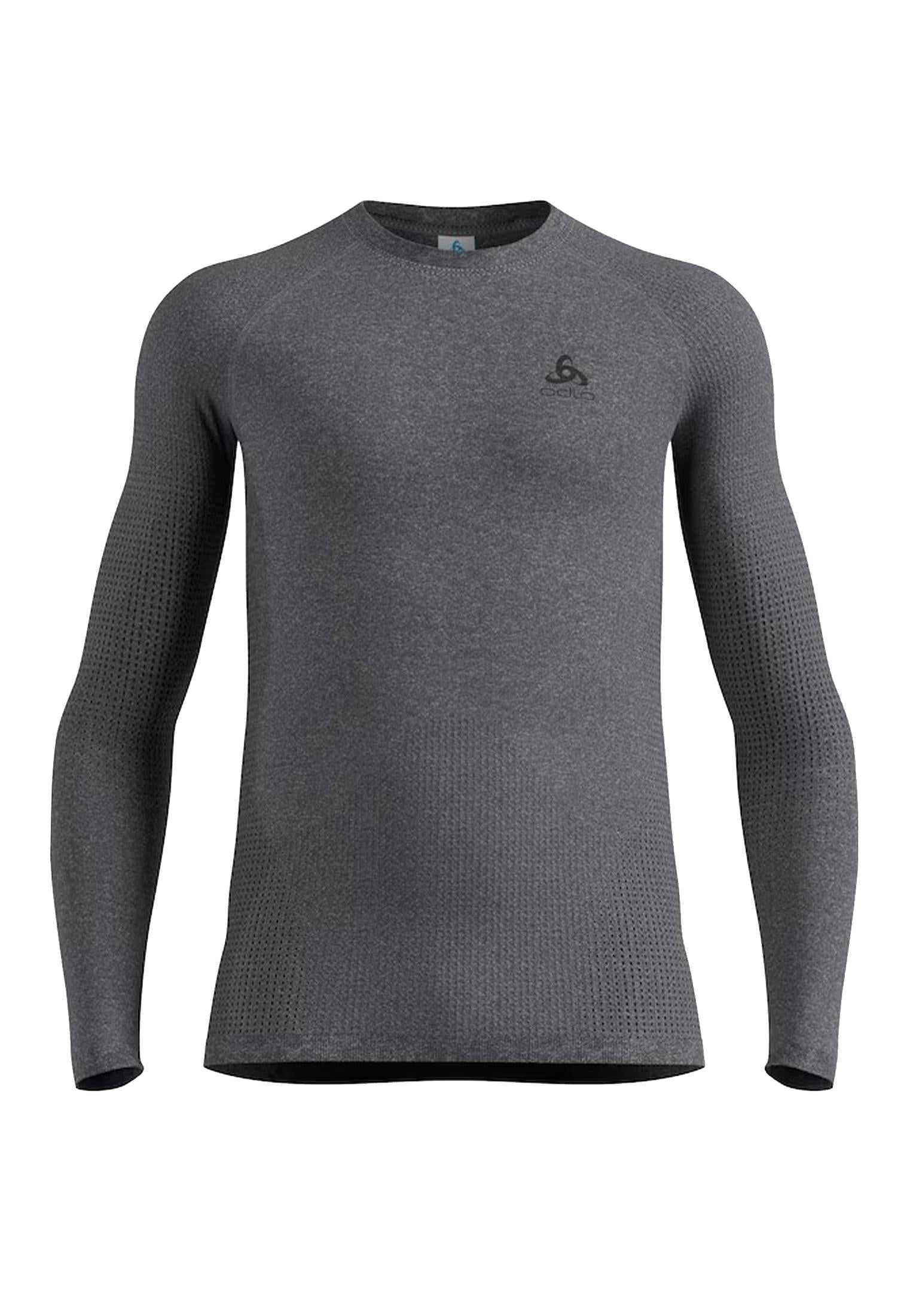 Maglia maniche lunghe sportiva allenamento grigia Active Warm uomo Odlo A25 196192 1570115701 ODLO 