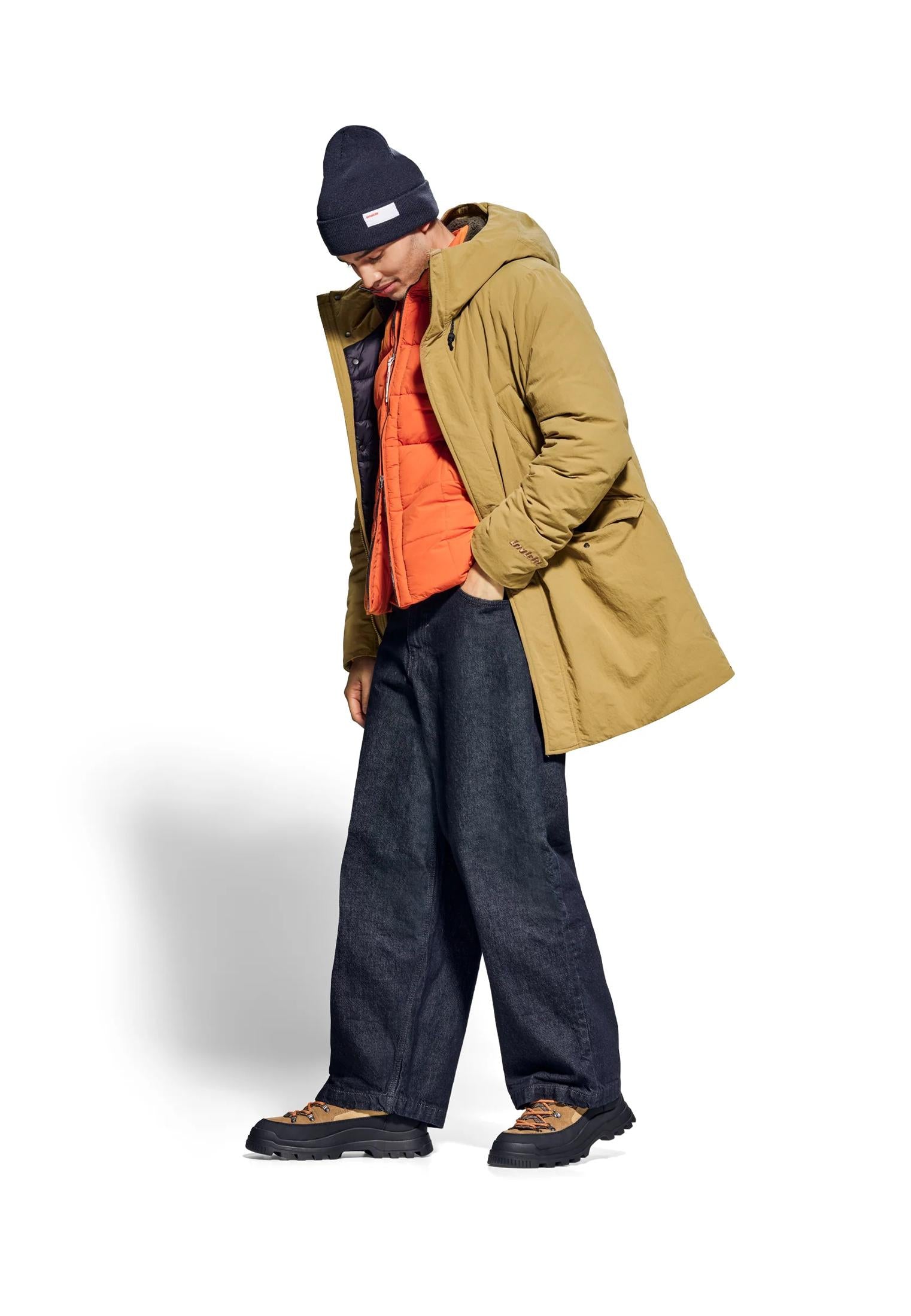 Giubbotto Parka lungo verde oliva imbottito Invicta A25 CM290-WNN5 341341 INVICTA 