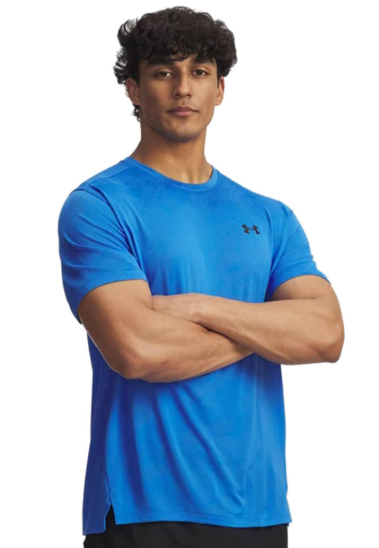 T-shirt girocollo sportiva traspirante blu Tech Vent Under Armour A25 77-1390047 04020402 UNDER ARMOUR 
