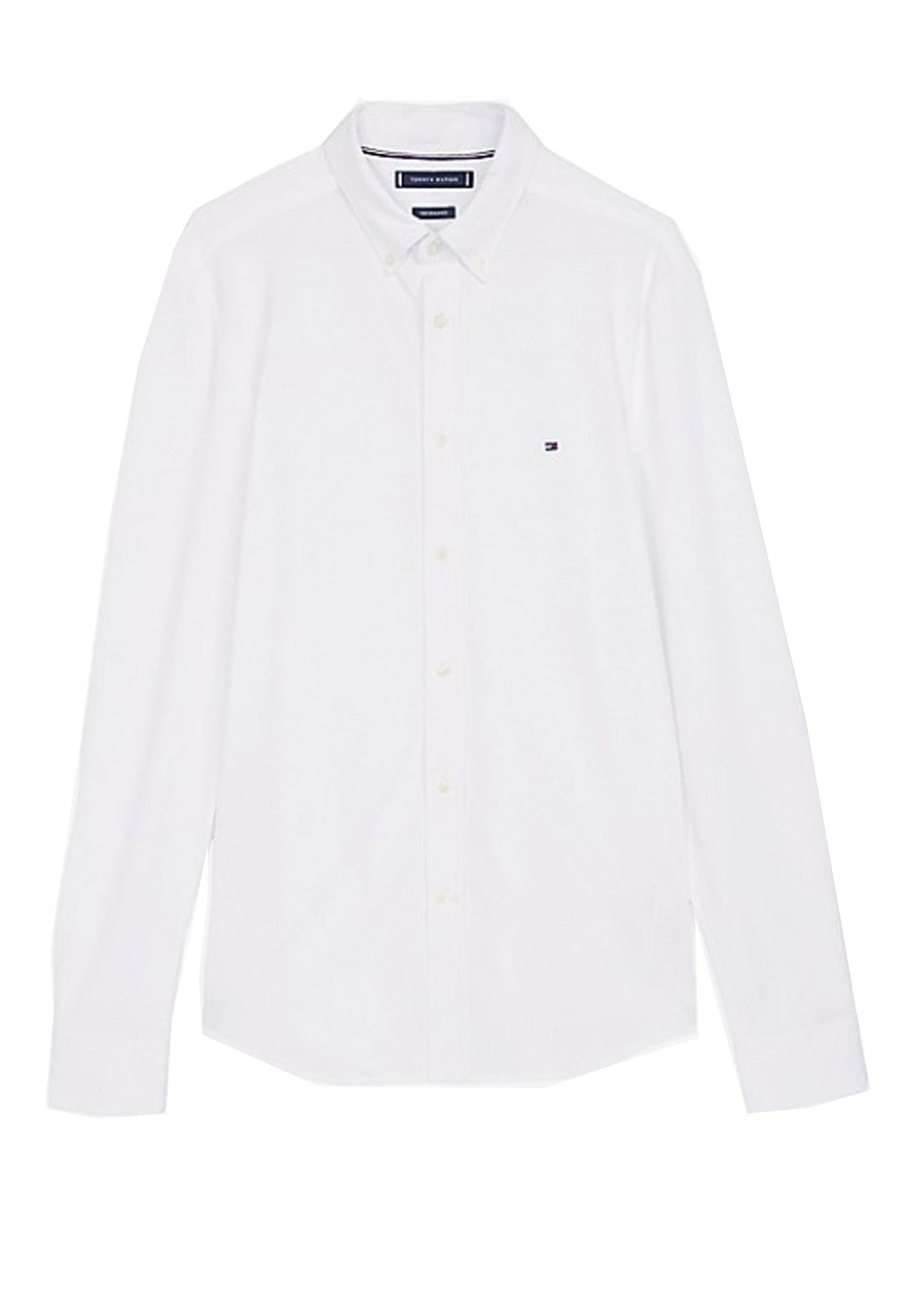 Camicia slim fit bianca cotone Tommy Hilfiger P25