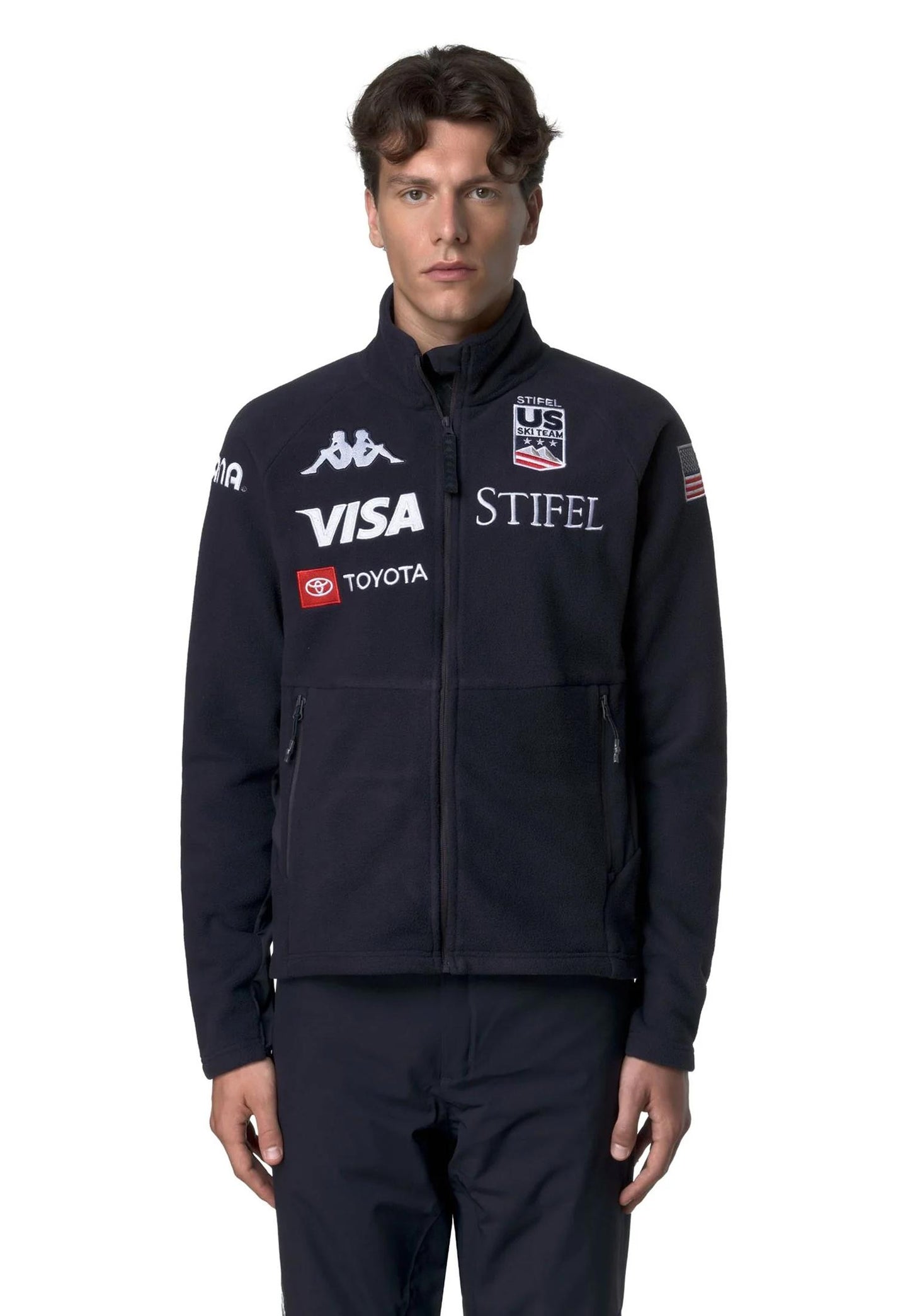 Felpa pile blu 678C US sci Kappa A25 311J8NW XVXXVX KAPPA SKI 