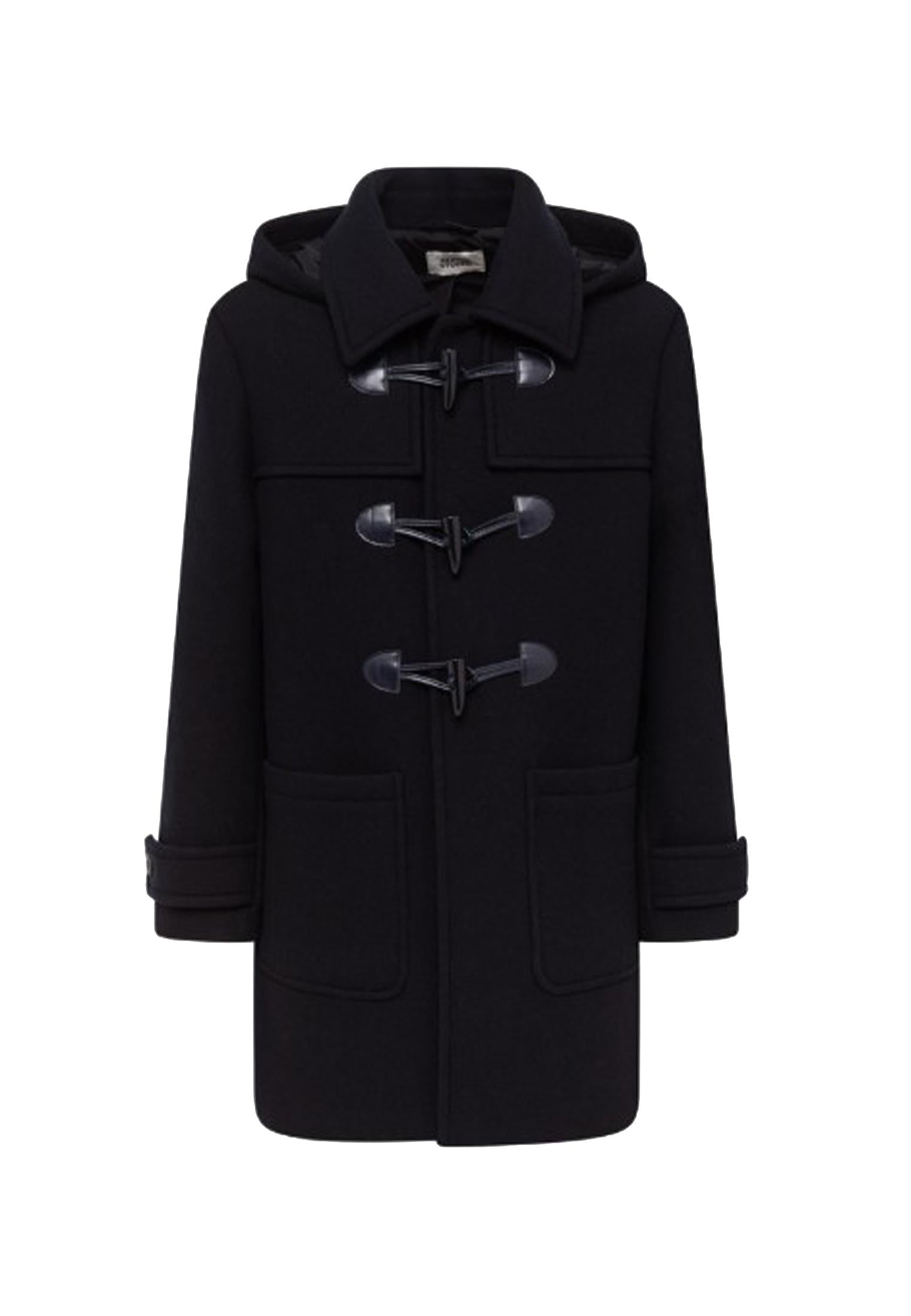 Giubbotto Montgomery blu notte misto lana Alpha Studio A25 AU-3491N 10011001 ALPHA 