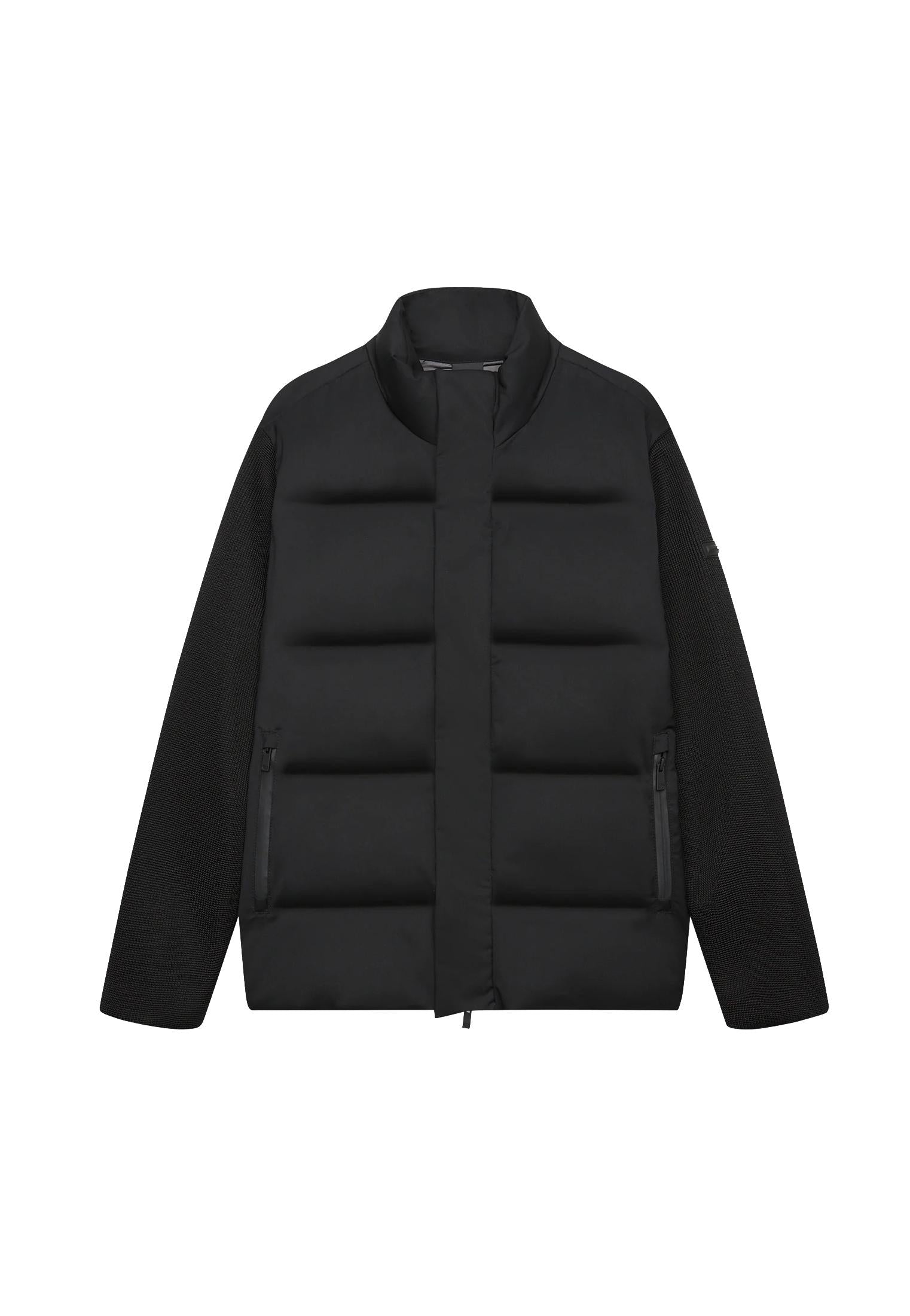 Giacca Piumino nero WoolTech leggero Unity A25 JA-BLEND WOOL-AW25 BKBK UNITY 