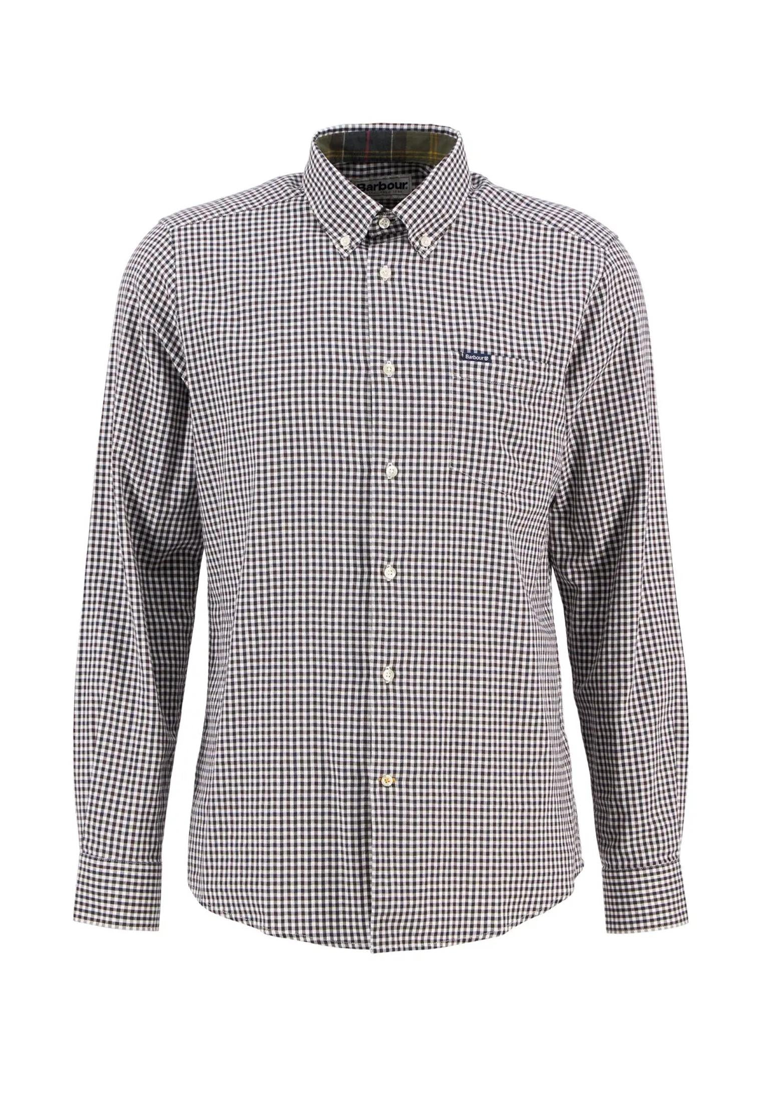 Camicia quadrati blu taglio sartoriale Padshaw Barbour A25 252MMSH5057 BR17BR17 BARBOUR 