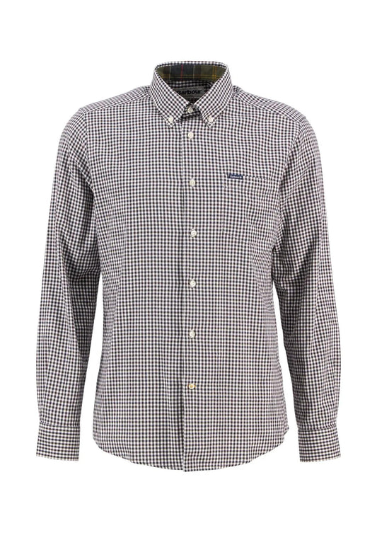 Camicia quadrati blu taglio sartoriale Padshaw Barbour A25 252MMSH5057 BR17BR17 BARBOUR 