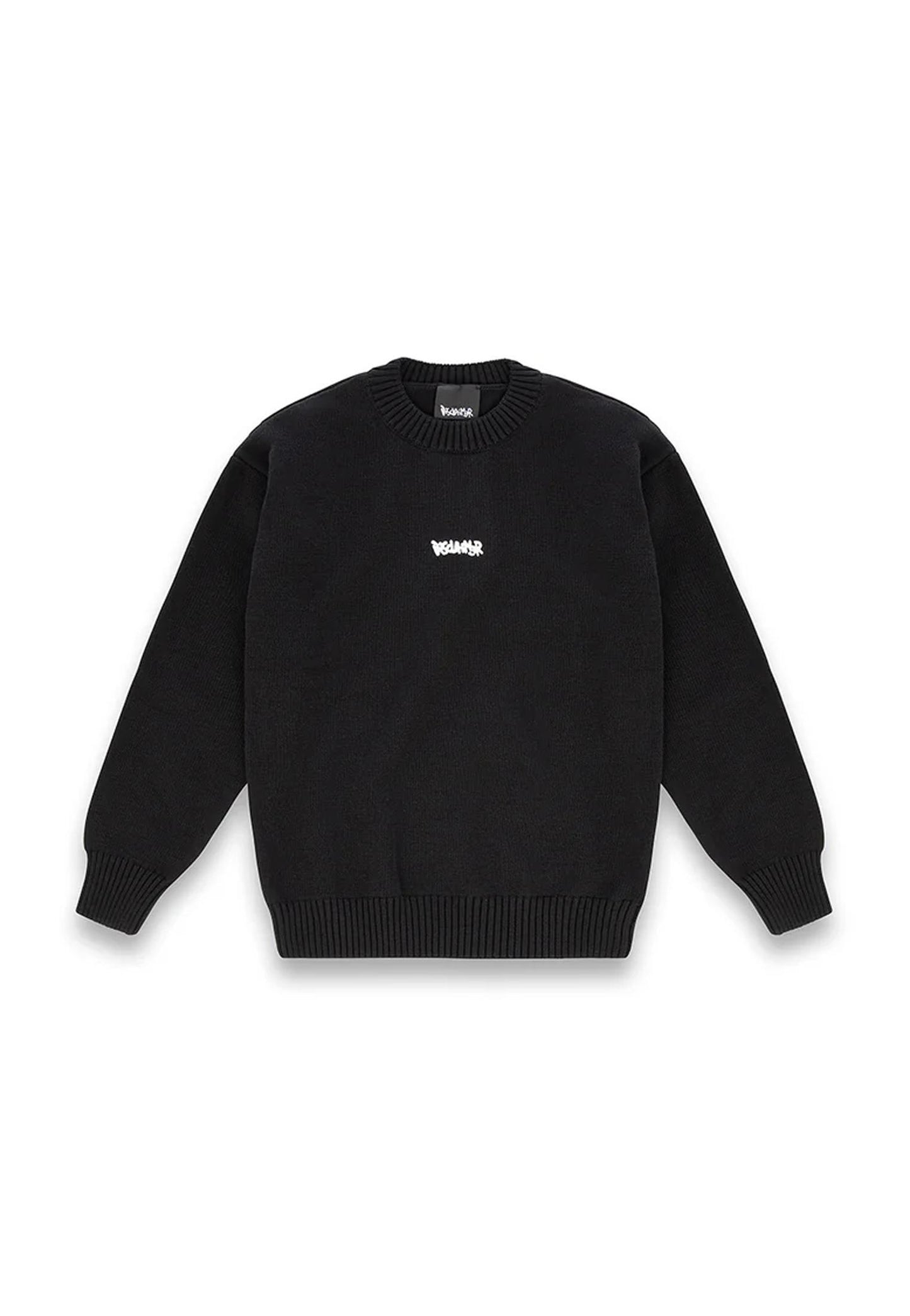 Felpa girocollo nera cotone Disclaimer A25 25IDS55116 //NERO/NERO DISCLAIMER 