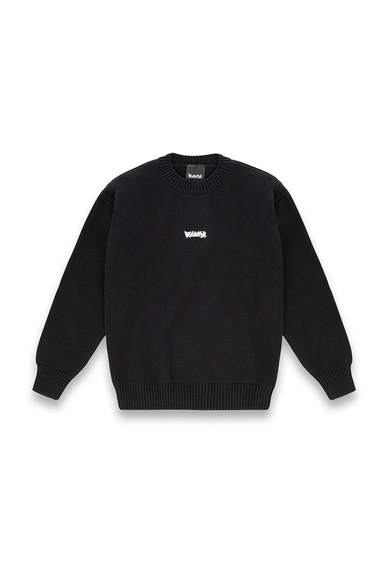 Felpa girocollo nera cotone Disclaimer A25 25IDS55116 //NERO/NERO DISCLAIMER 