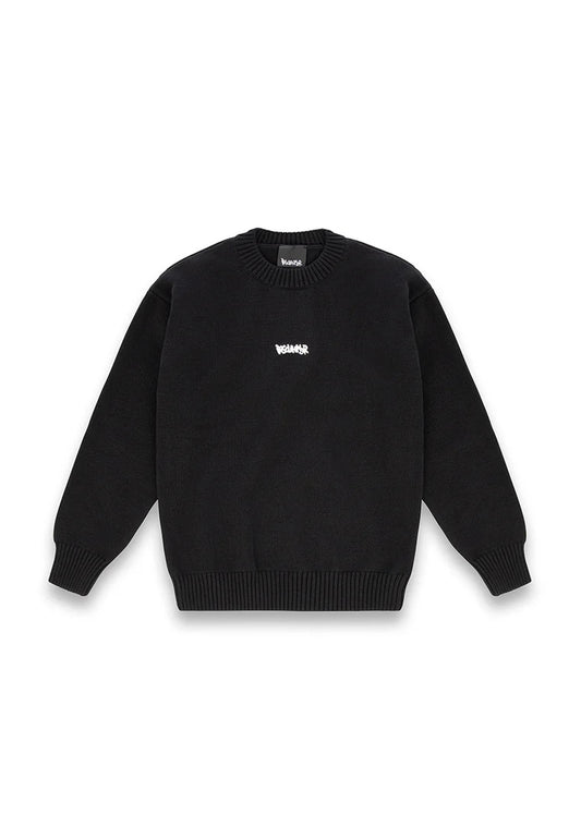 Felpa girocollo nera cotone Disclaimer A25 25IDS55116 //NERO/NERO DISCLAIMER 