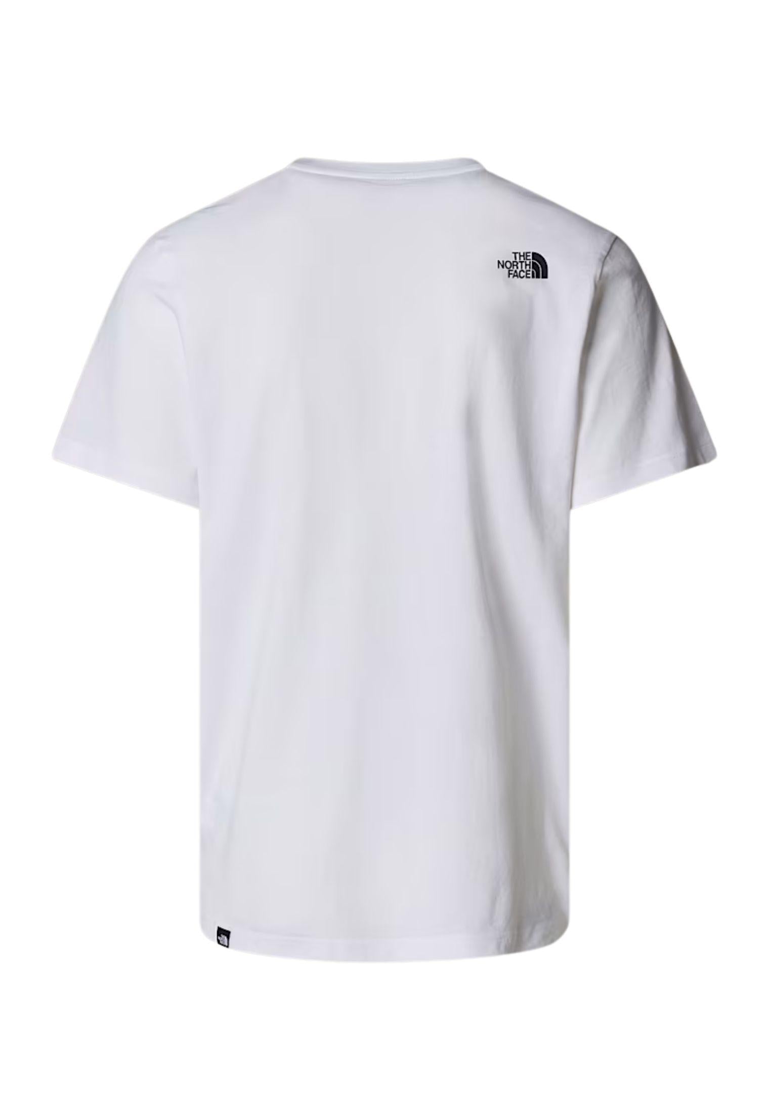 T-shirt Easy Tee bianco The North Face P25 NF0A8A6CFN41 NFFN4NFFN4 THE NORTH FACE 