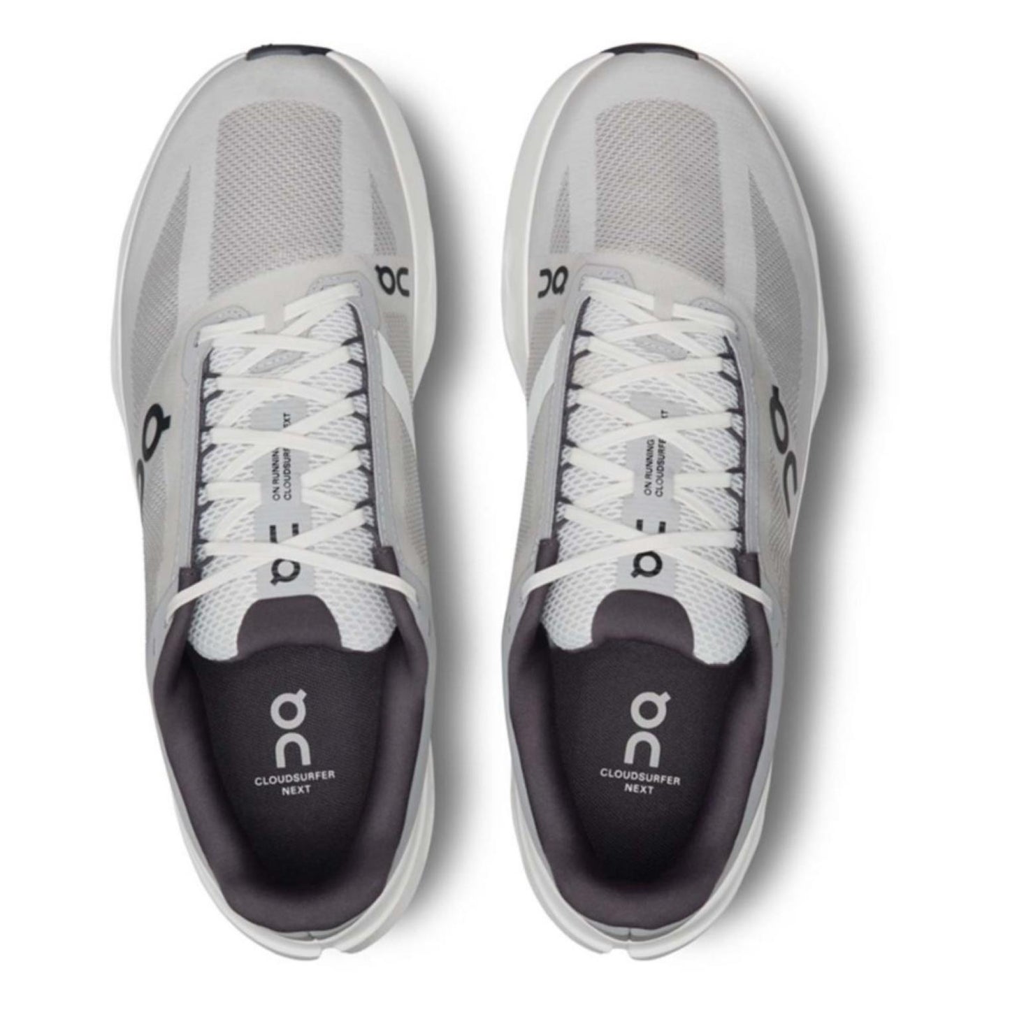 Scarpe sneakers da corsa uomo bianco ghiaccio Cloudsurfer Next On A24