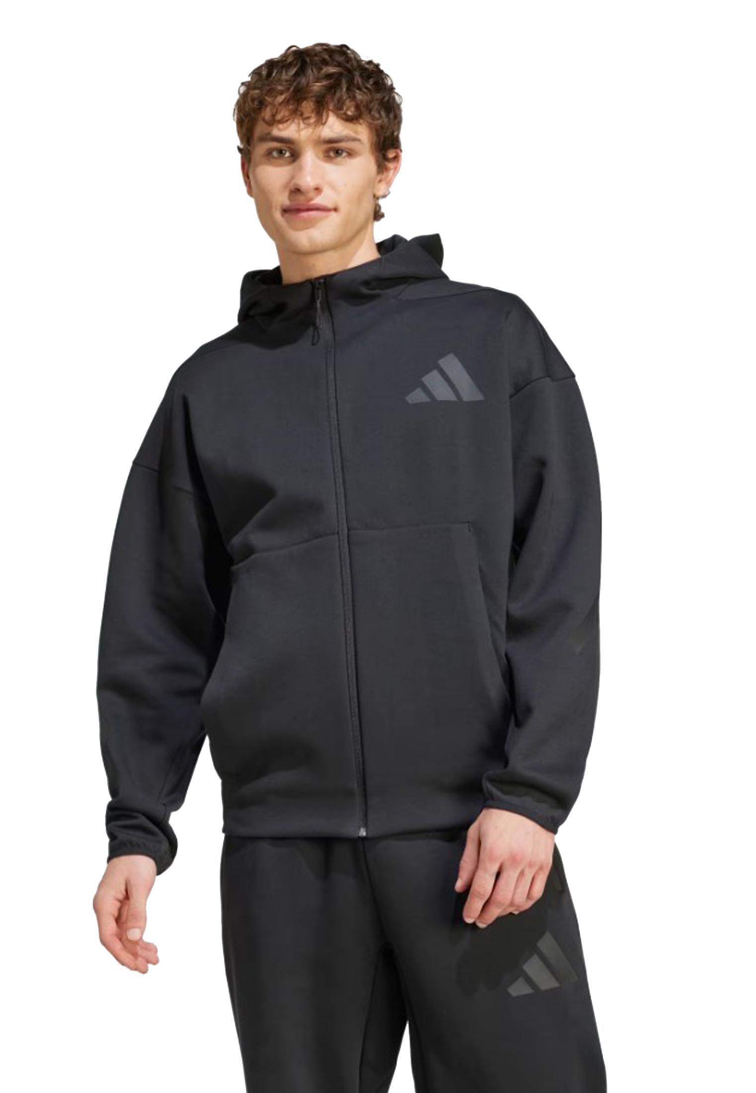 Giacca nera Z.N.E. Adidas P26 JE7538 BLACK ADIDAS 