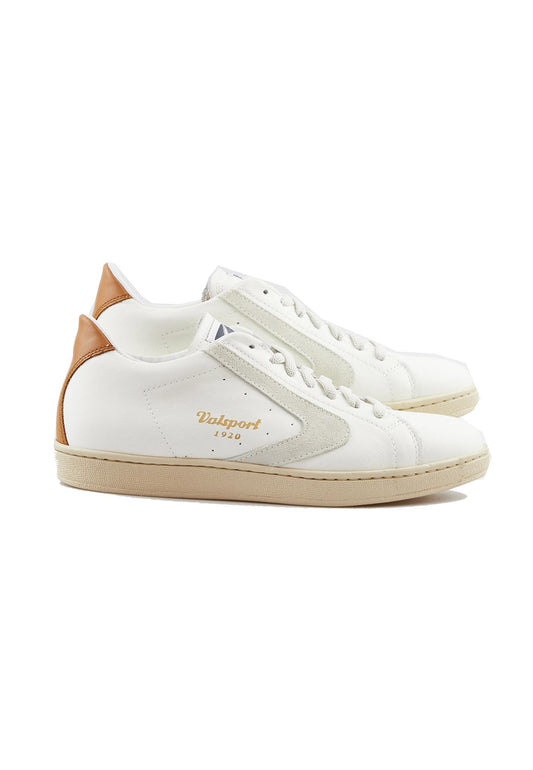 Scarpe sneakers in pelle Tournament Mix Nappa Valsport P25 VT2451M BIANCO PANNA VALSPORT 