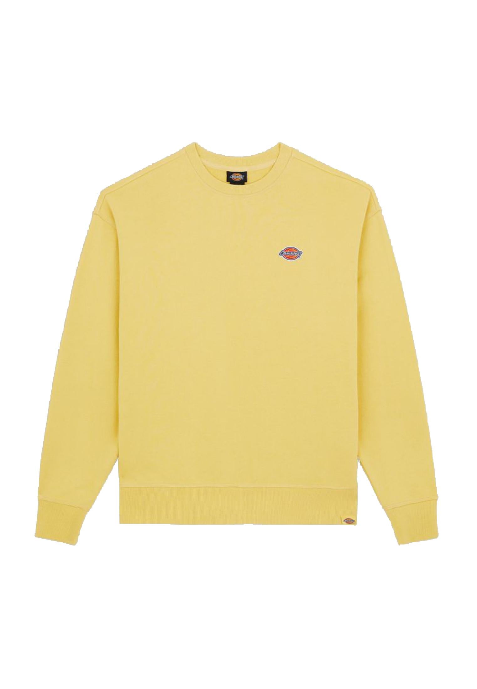Felpa girocollo cotone gialla Millersburg Dickies P24 DK0A4YLZH131 ZH131 DICKIES 