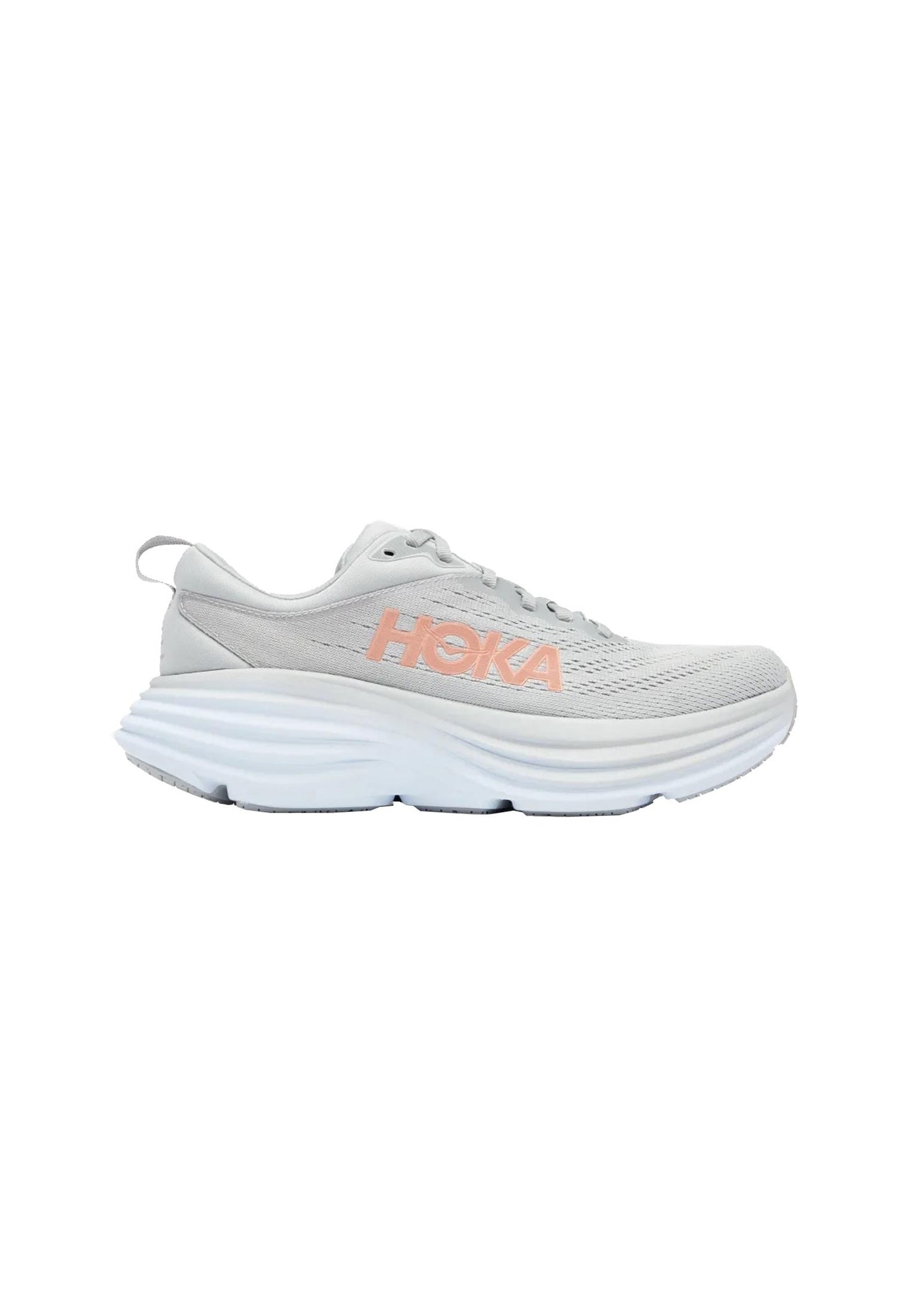 Scarpe sneakers da corsa uomo grigie Bondi 8 Hoka A24