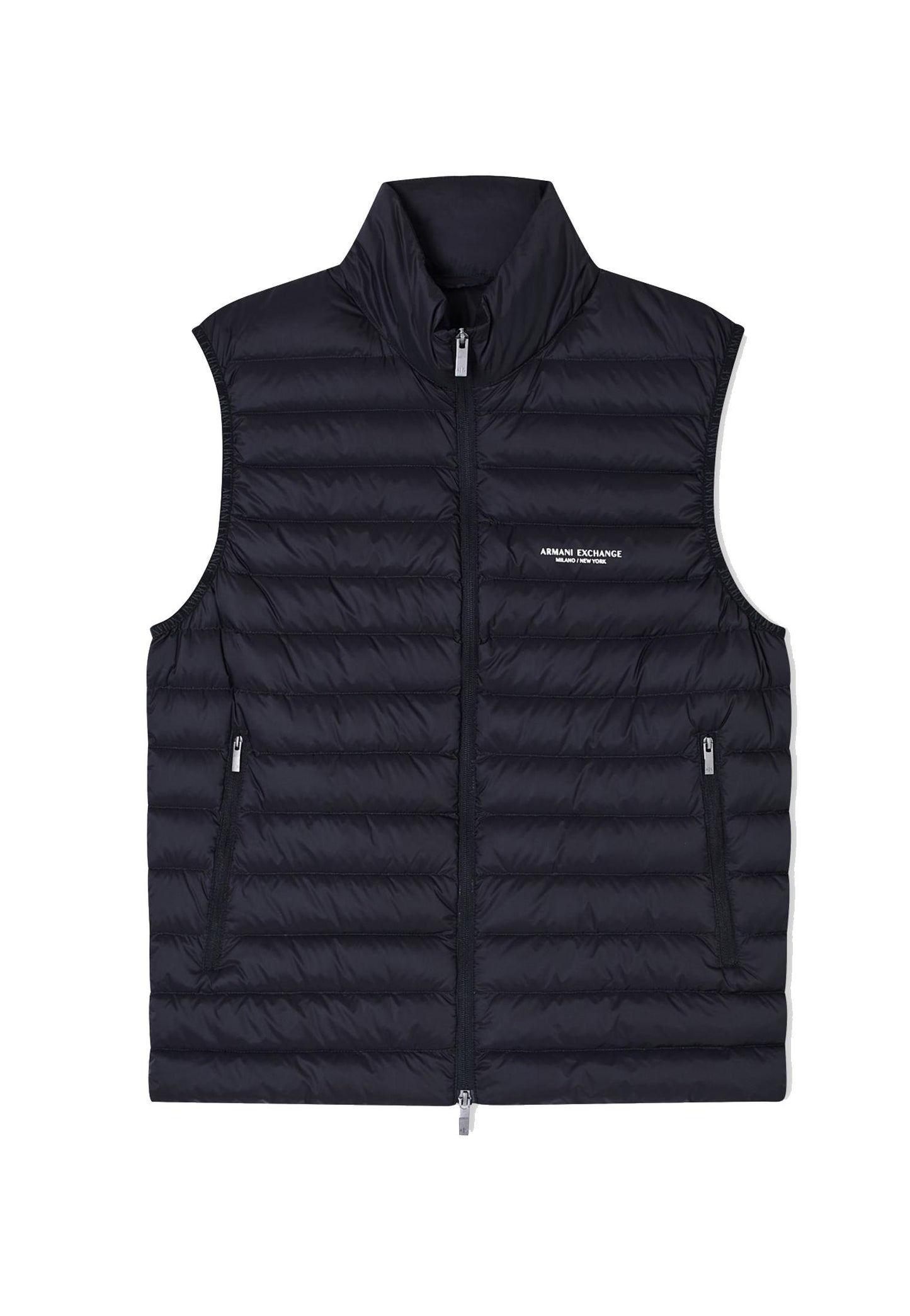 Gilet smanicato piumino nero fullzip Armani Exchange A25 XM001576 AF16927 UC001UC001 ARMANI EXCHANGE 