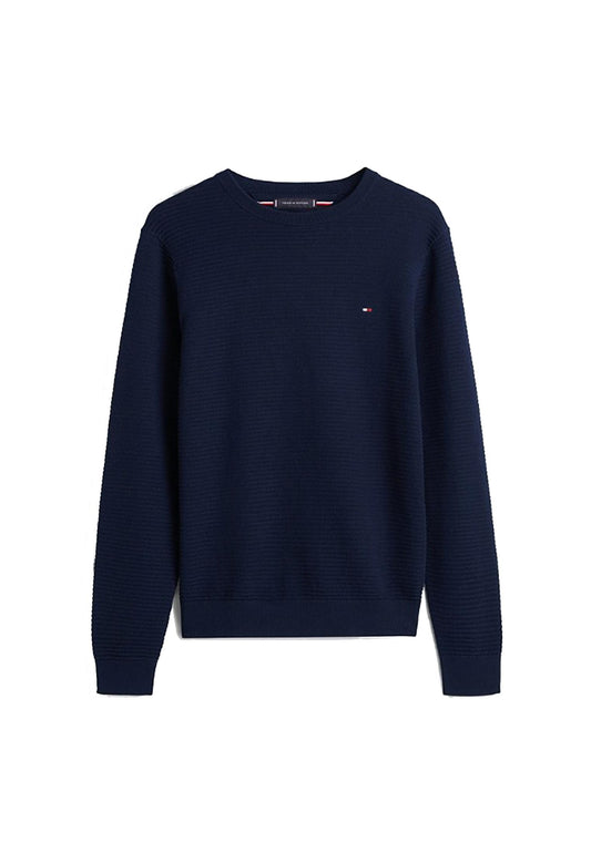 Maglia pullover girocollo blu Tommy Hilfiger P26 MW0MW41643C1G C1GC1G TOMMY HILFIGER PRE 