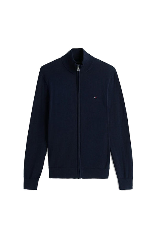 Felpa con full zip blu Tommy Hilfiger P26 MW0MW36517DW5 DW5DW5 TOMMY HILFIGER PRE 