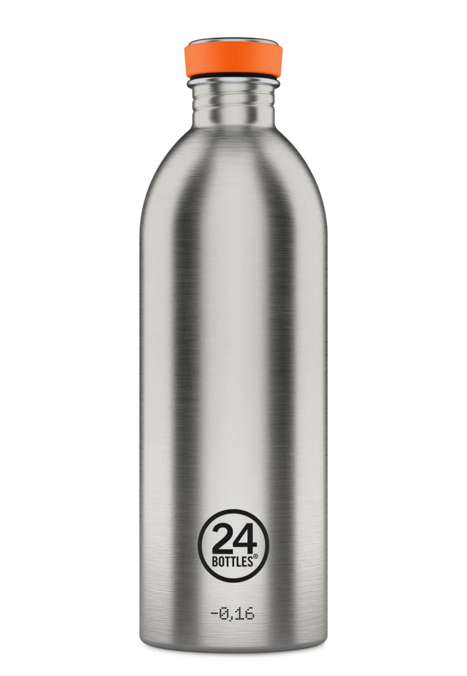 Urban Bottle Steel Life 1000 ml. 24Bottles borraccia non termica STEEL LIFE 1LBRUSHED STE 24BOTTLES 