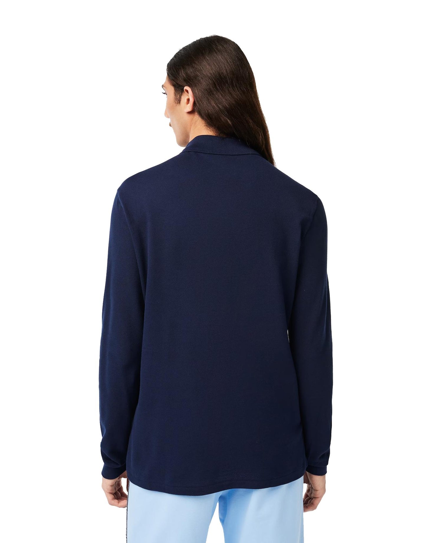 Polo classica blu a maniche lunghe Lacoste A23 L1312 166166 LACOSTE 