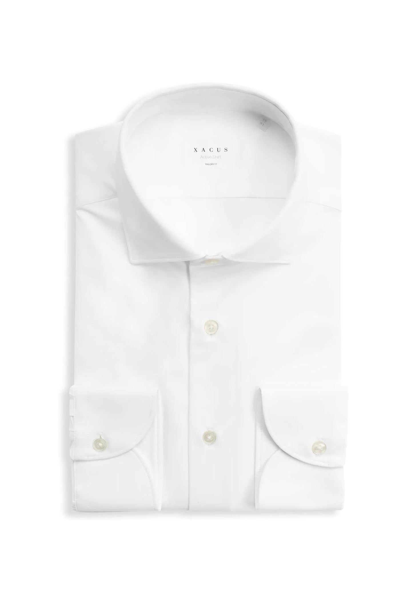 Camicia bianca collo francese Active Shirt Xacus A25 ACT558ML/11460 //  001 XACUS 