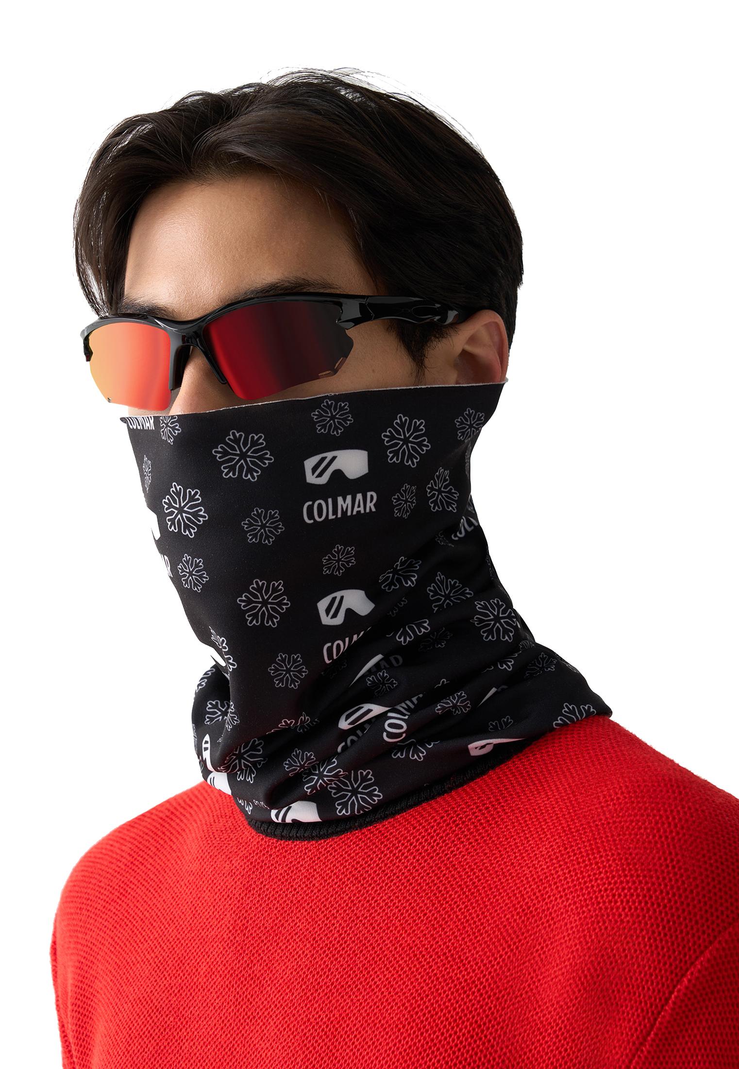 Scaldacollo termico nero e bianco pile sci Colmar A25 5219 9ZT99 COLMAR 
