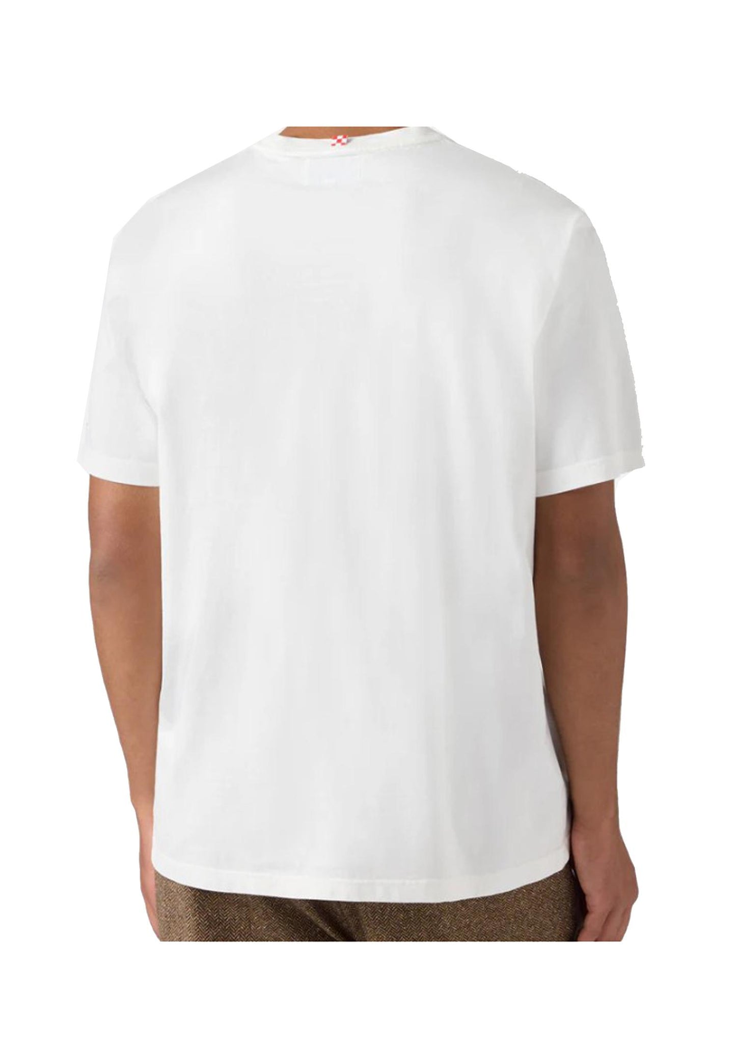 T-shirt girocollo bianca cotone Arnott MC2 Saint Bart A25 ARN0001 01027I01027I MC2 