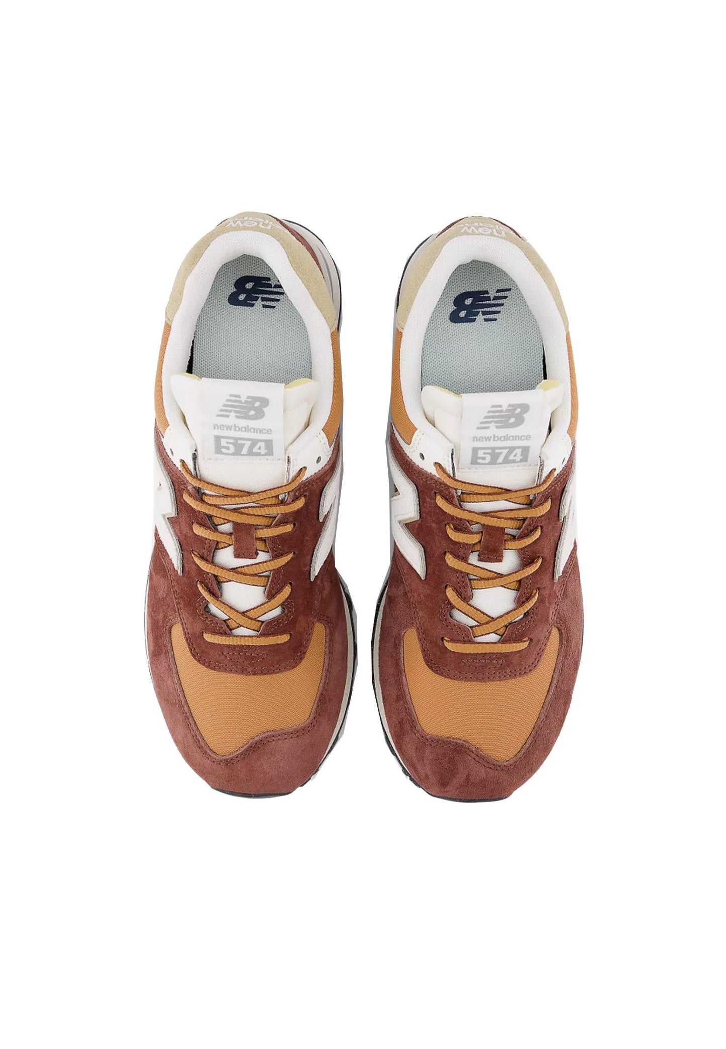 Scarpe sportive pelle marroni 574 unisex New Balance A25 U574MRR RICH OAKRICH OAK NEW BALANCE 