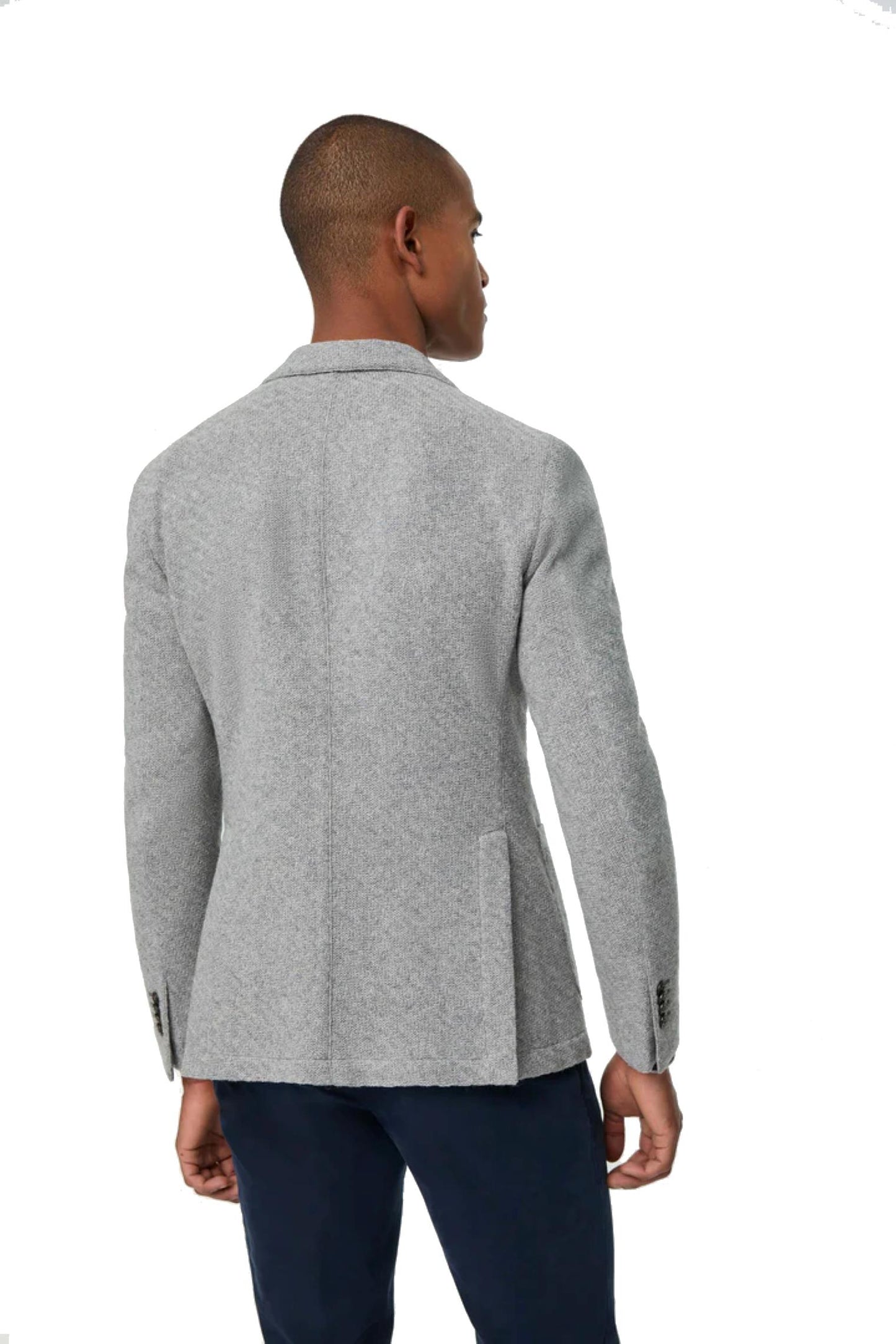 Giacca in jersey sfoderata grigio chiaro LBM A24