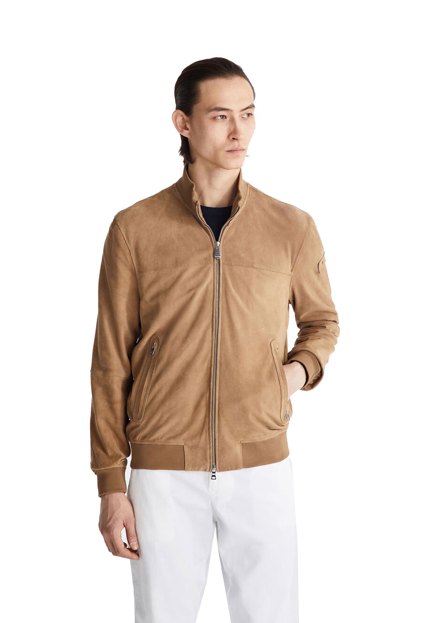 Giacca beige pelle scamosciata Sands Peuterey P26 PEU5743 99012407 794794 PEUTEREY 