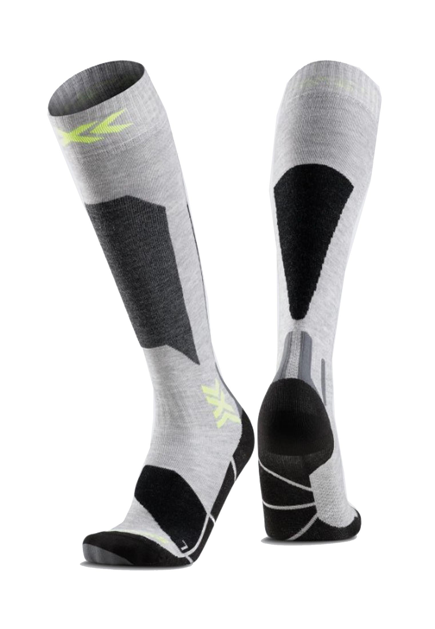 Calze invernali sportive sci snowboard grigi X-Socks Discover X-Bionic A25 XS-WYDDW24U G741G741 X-BIONIC 