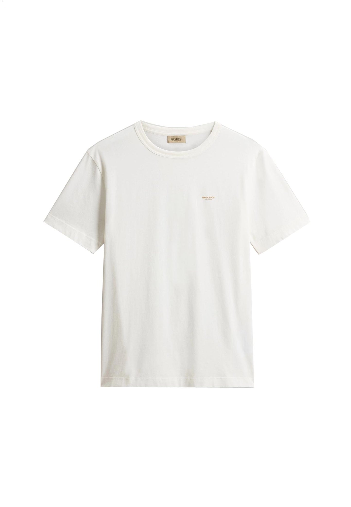 T-shirt girocollo bianca cotone organico Woolrich P26 CFWOTE2012MRUT5334 82708270 WOOLRICH 