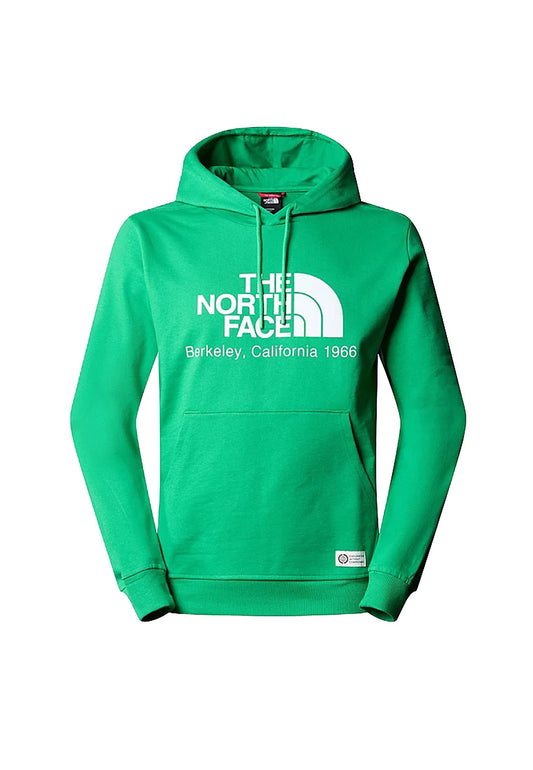 Felpa con cappuccio verde smeraldo Berkeley California The North Face P24 NF0A55GFPO81 NFPO8NFPO8 THE NORTH FACE 
