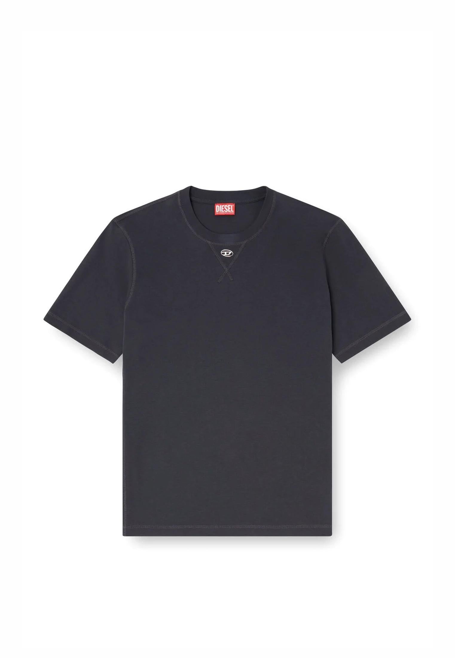 T-shirt girocollo grigia cotone Diesel P26 A199630AIJU 9XX4 DIESEL 